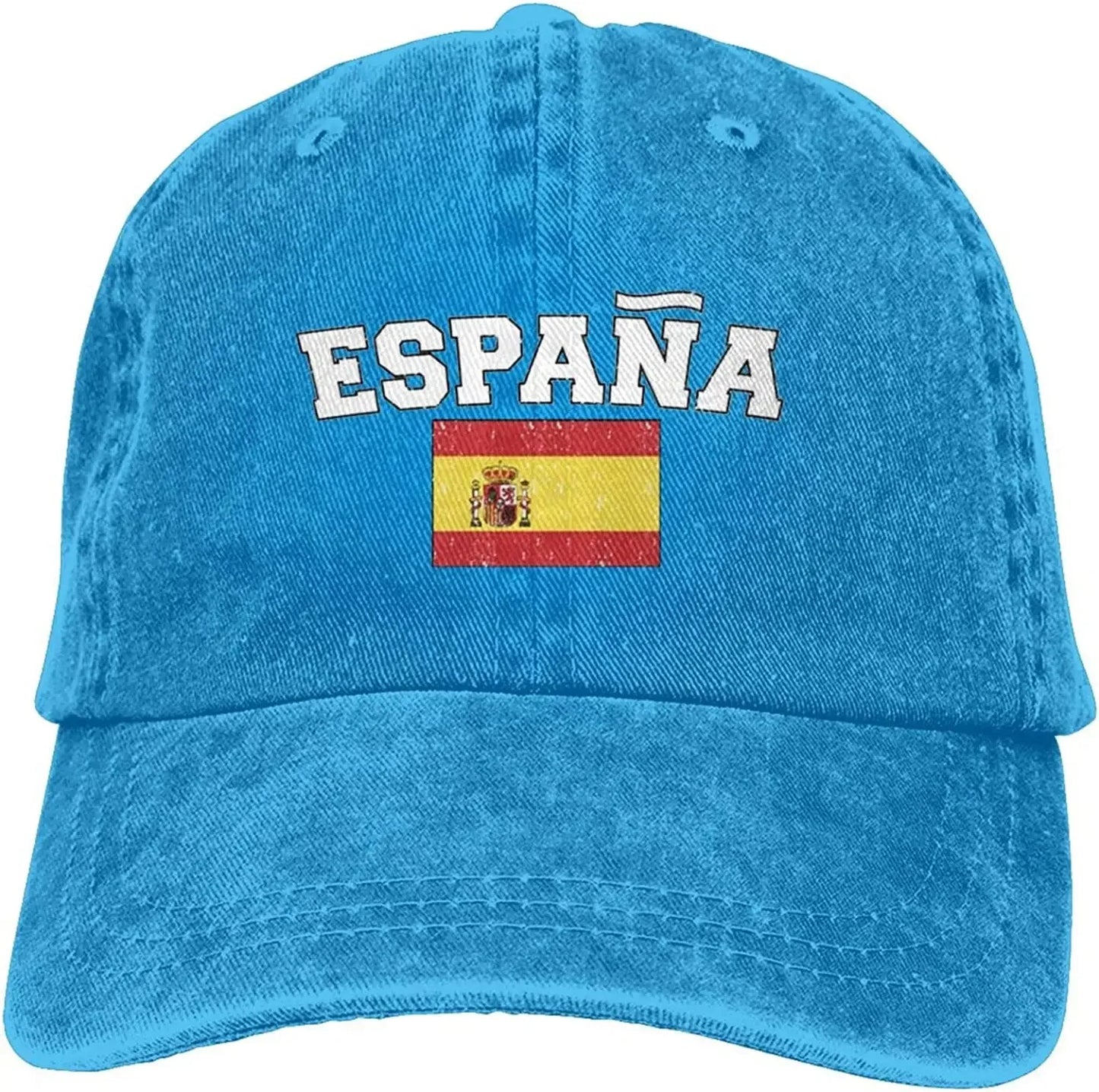 Espana Flag of Spain Spanish Denim Hats Baseball Caps