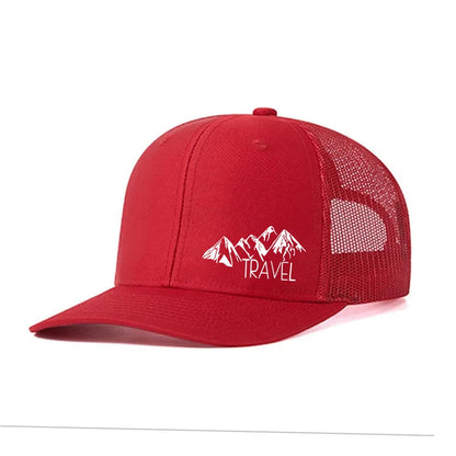 Peak TRAVEL Curved Adult Baseball Cap for Men Women Outdoor Mesh Duck Hat