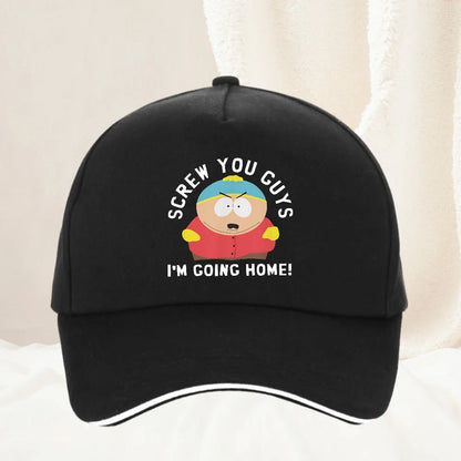 Ropa Hombre Crazy South Park Funny Cartoon Cute Comic Baseball Cap