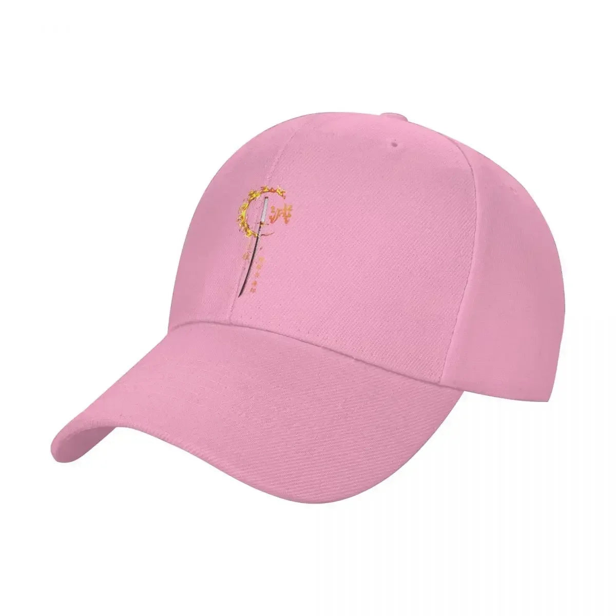 Demon Sword Blade Of Fire Flame Baseball Cap
