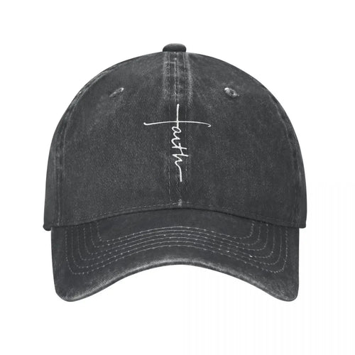 Hip Hop Baseball Cap Snapback Baseball Hat Jesus Faith Cross Christian