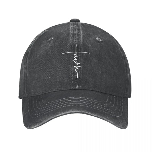 Hip Hop Baseball Cap Snapback Baseball Hat Jesus Faith Cross Christian