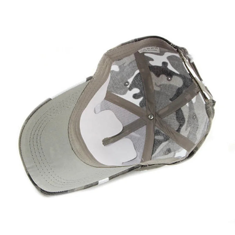 Summer Camouflage Baseball Cap Sports Curved Brim Sun Hat