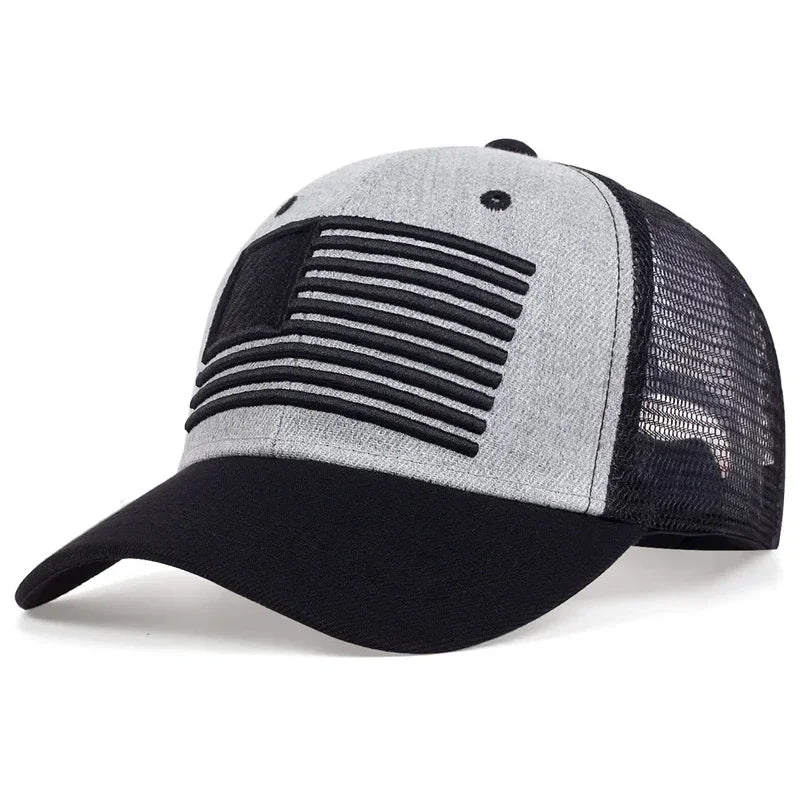 Unisex American Flag Embroidery Baseball Caps