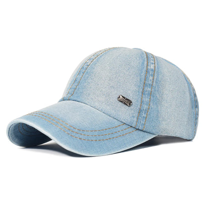 Four Seasons Vintage Washed Cotton Baseball Cap Men Women