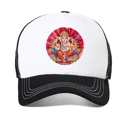 Ganesha Fashion Casual hat Hindu God of Wisdom Baseball Cap