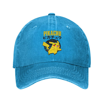 Pokemon Pikachu Emblem Baseball Cap