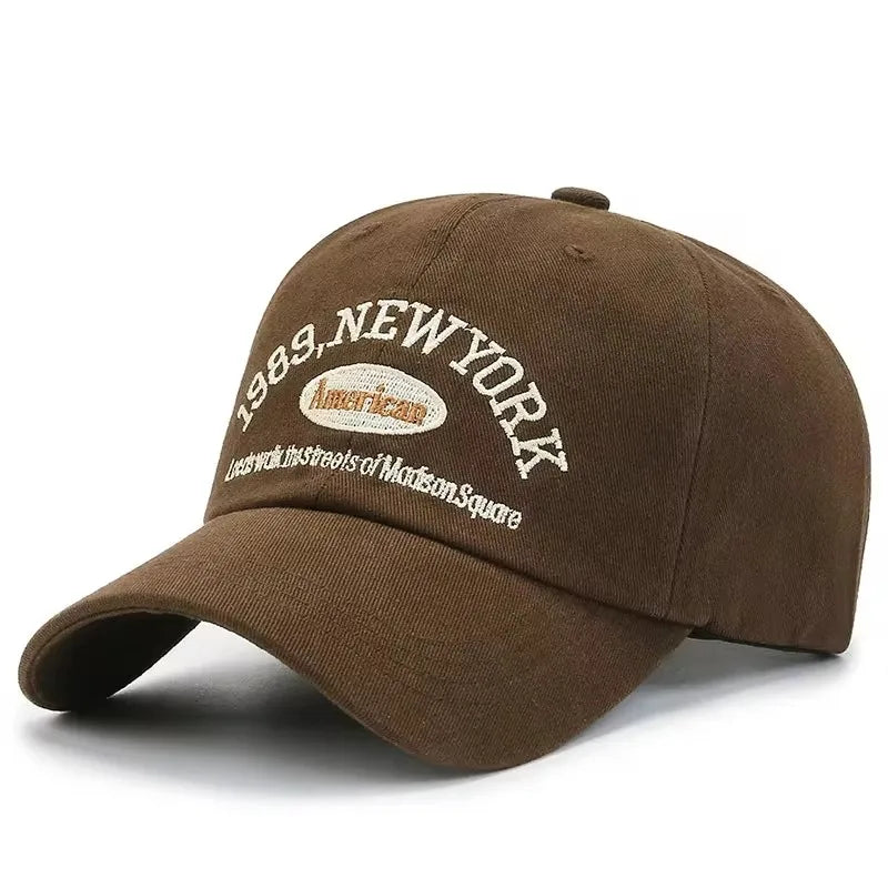 Embroidery 1989 New York Baseball Hats Washed Cotton Cap For Men Women