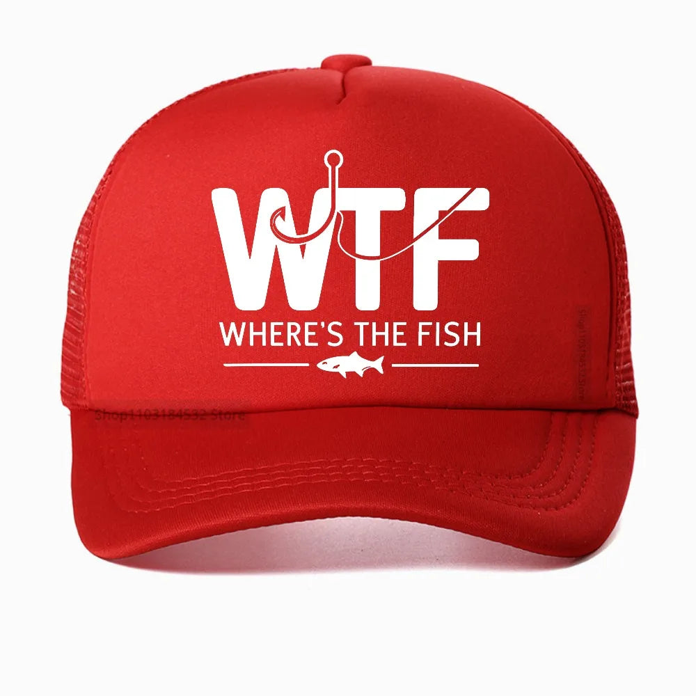 WTF Fish Baseball Cap
