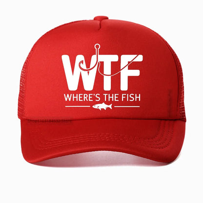 WTF Fish Baseball Cap