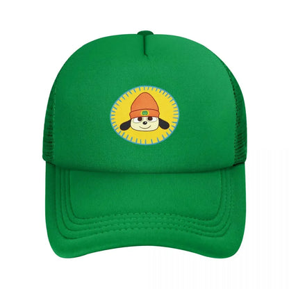 PaRappa The Rapper Patch Mesh Baseball Caps