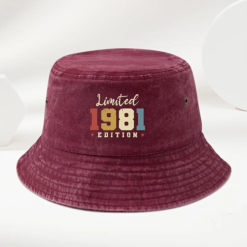 Fisherman Hat Bucket Hat With A 1981 Print