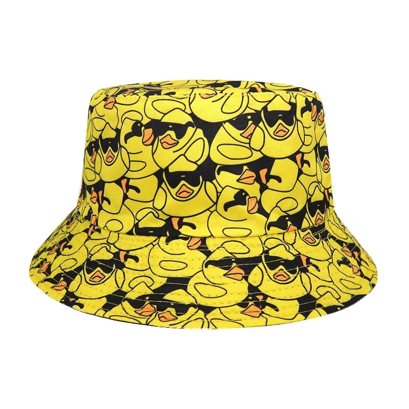 Duck Print Bucket Hats
