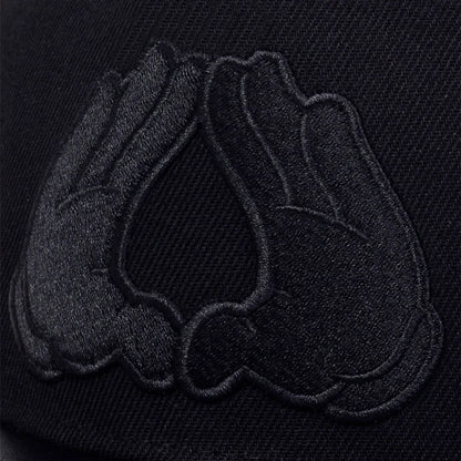 Fashion Snapback Caps Black Adjustable Hip Hop Hat For Men Women