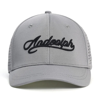 Mesh Short Brim Back Closed Baseball Cap