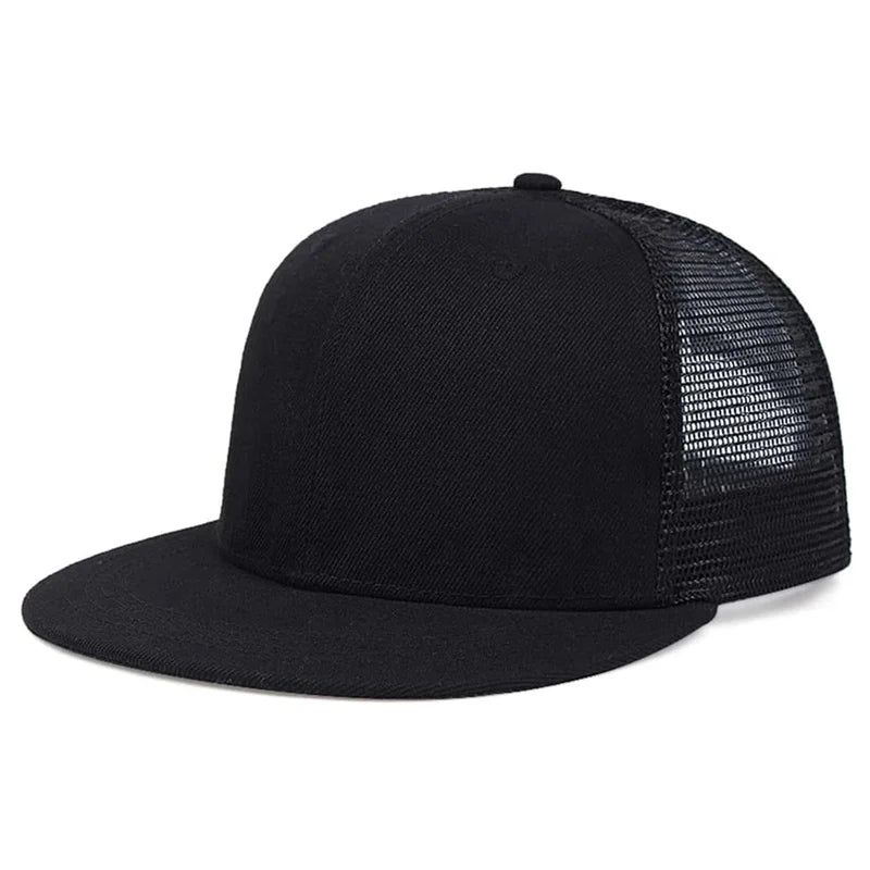 Unisex Simple Hip-hop Net Hats Spring Summer Outdoor Adjustable Casual Snapback Caps