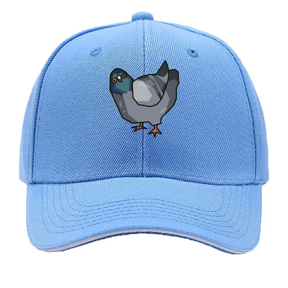 Low Poly Pigeon Quirky Character Baseball Cap