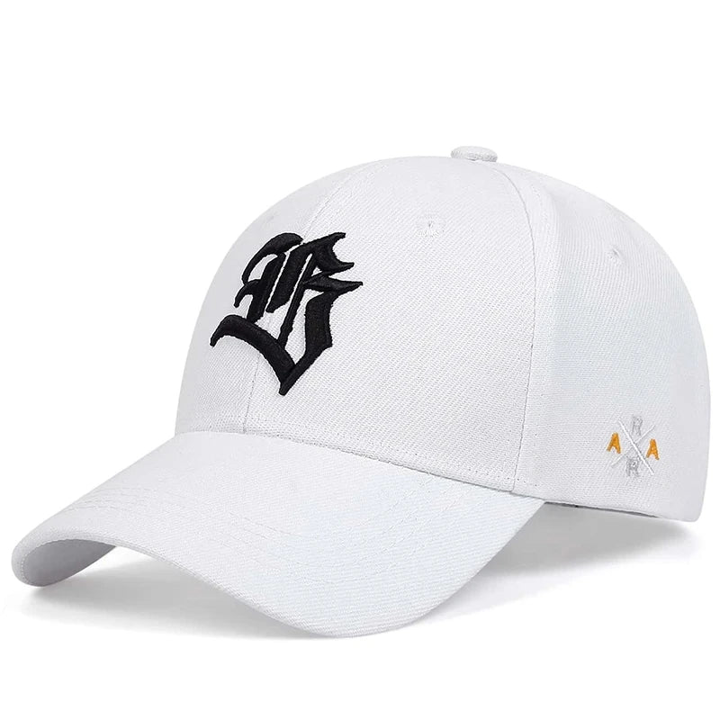 Unisex Gothic Letter Embroidery Baseball Caps