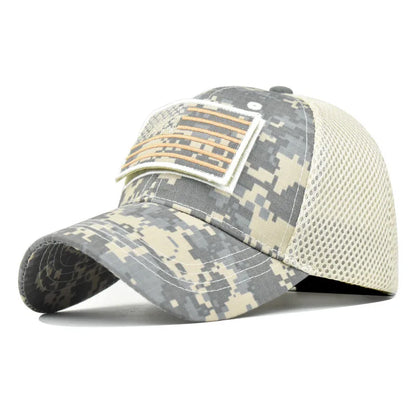 New European And American Flag Trend Fishing Cap Baseball Caps