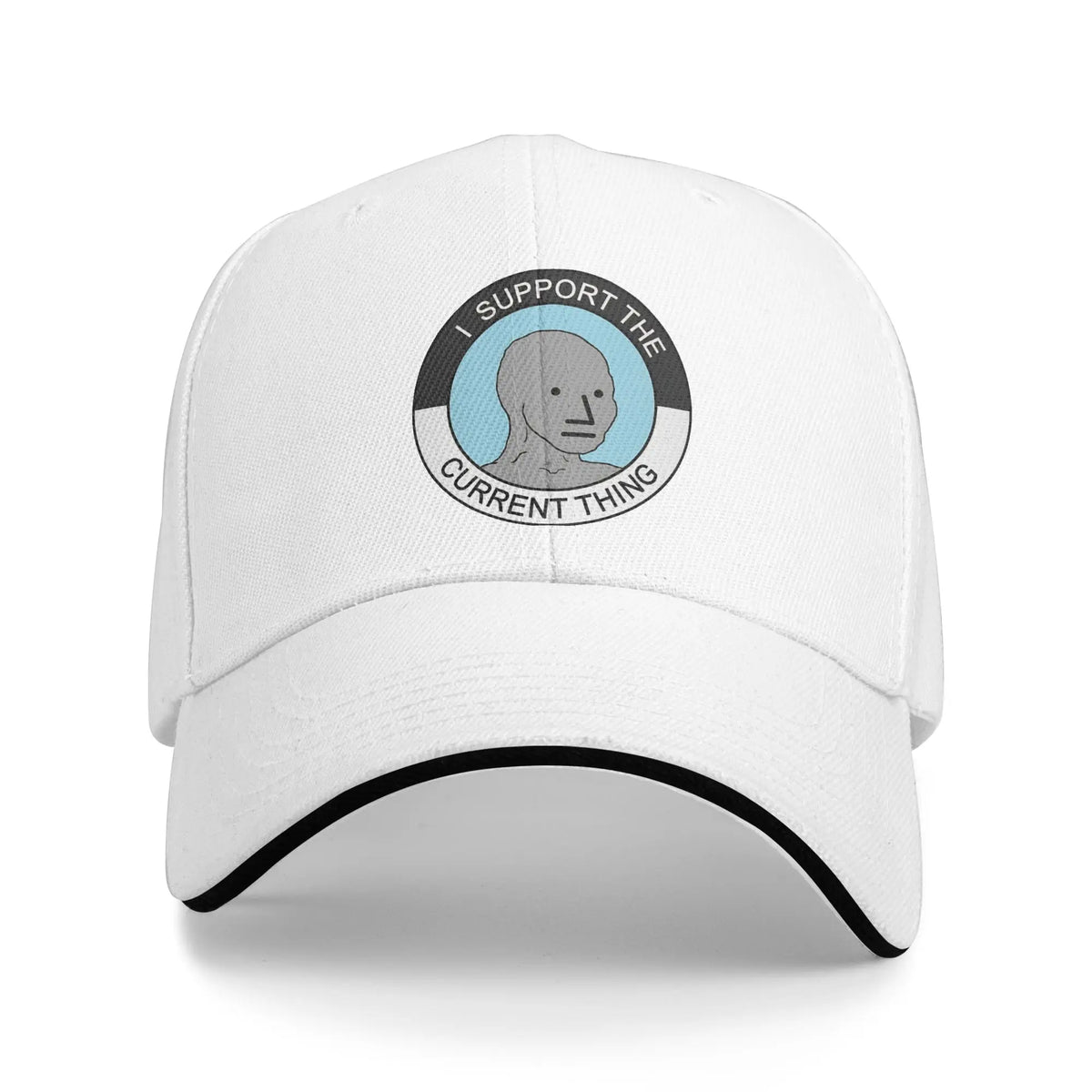 Gem Alarm! Soyjak Wojak Meme Sandwich Hats Baseball Cap