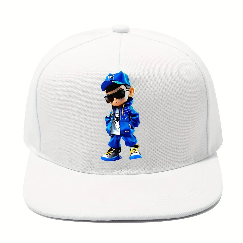 Cool Spider Pattern Printed Baseball Cap