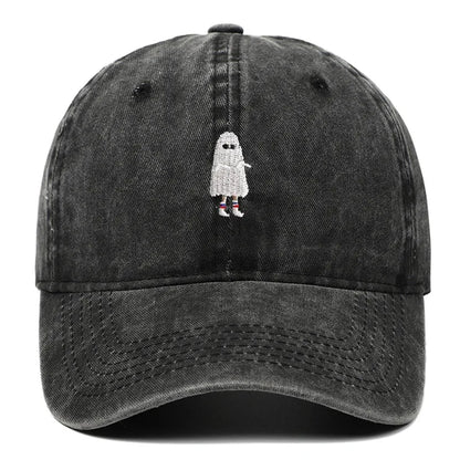 Halloween Ghost Embroidered Baseball Hat