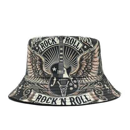 Double Layered Rock Roll Bucket Hat