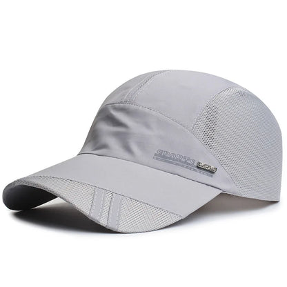 Summer Thin Men's Hat Sweat-absorbing Net Hat Fishing Hat Baseball Cap