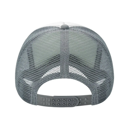 New Mesh Dad Hat Adjustable Washed Cute Ghost Gray Baseball Cap