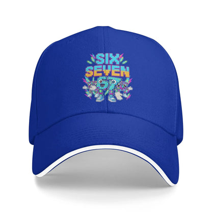 Steal A Brainrot Six Seven 67 Italian Brainrot Gaming Baseball Caps