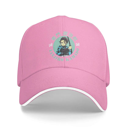 Demon Slayer Kimetsu No Yaiba Tanjiro Circle Baseball Cap