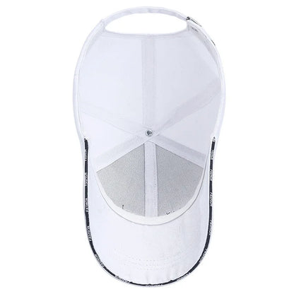 Baseball Cap For Spring And Autumn Casual Letter Sunshade Duckbill Cap