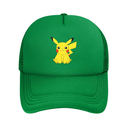 Pikachu Pokemoned Anime Trucker Hat Baseball Caps