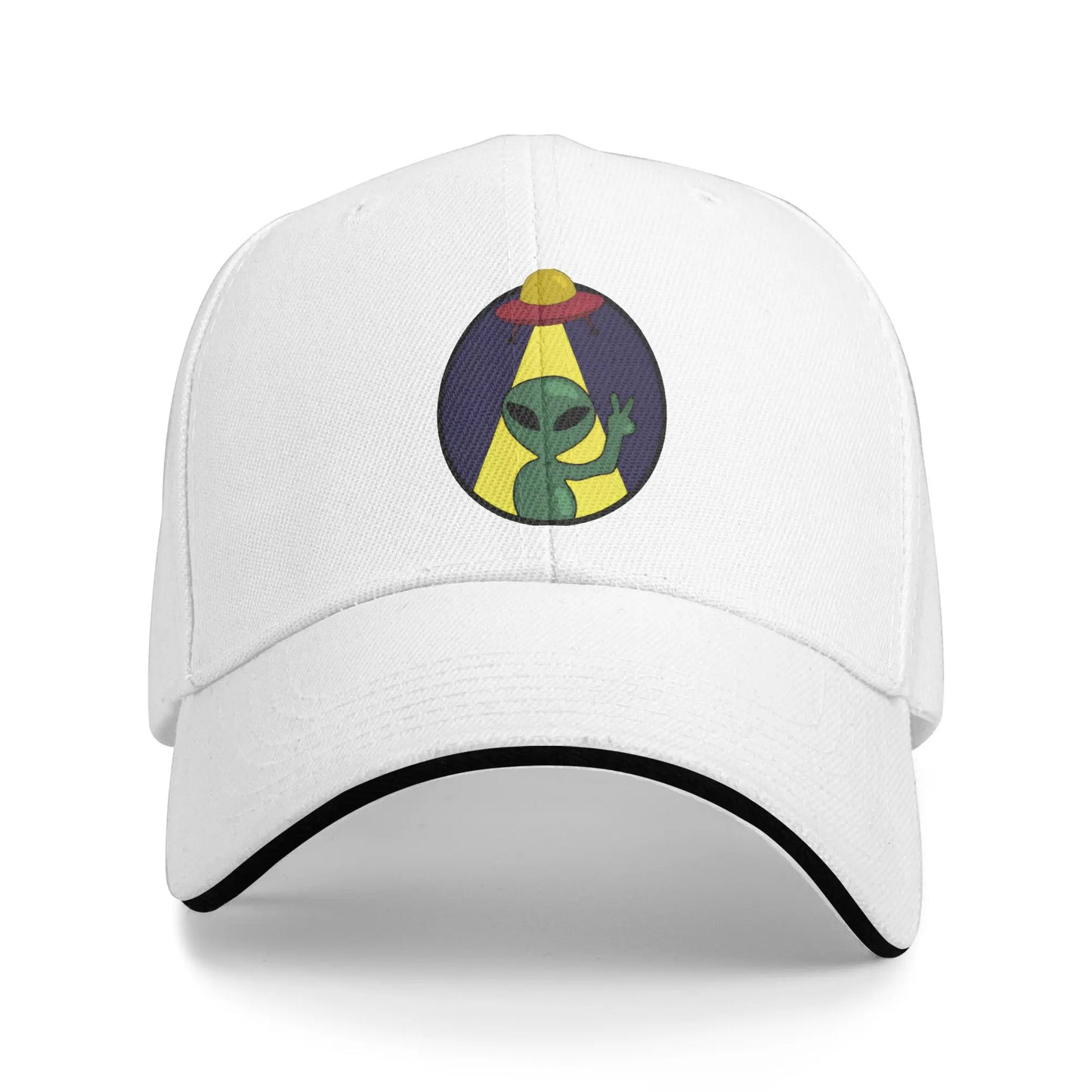 UFO We Come In Space Alien Baseball Cap