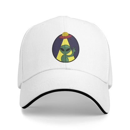 UFO We Come In Space Alien Baseball Cap
