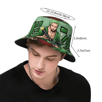 One Piece Anime Zoro Merchandise Bucket Hat