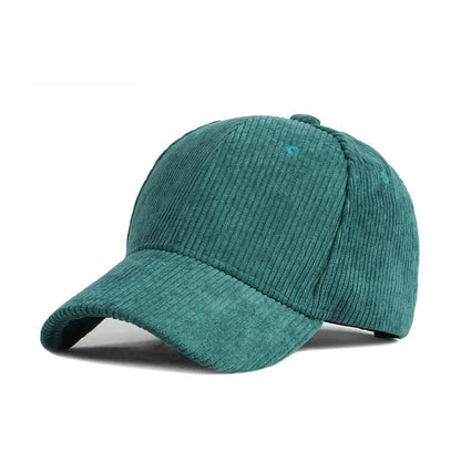 Corduroy Baseball Cap For Women Men New