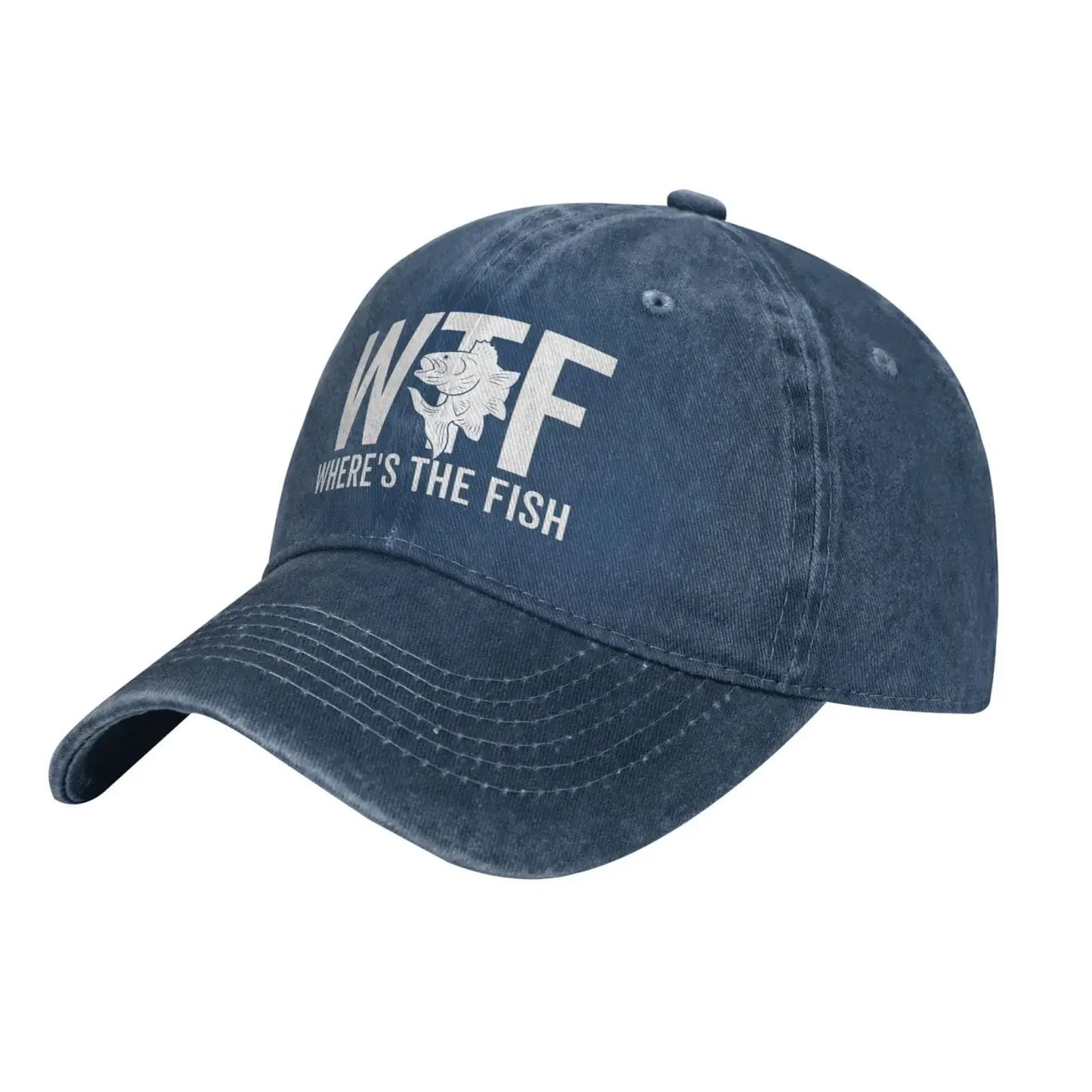 WTF Where's The Fish Hat Women Baseball Hat
