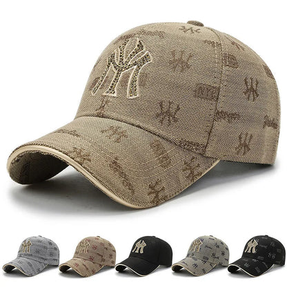 Unisex MY Letter Embroidery Baseball Caps