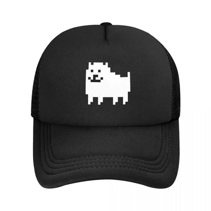 Undertale Annoying Dog Mesh Baseball Caps