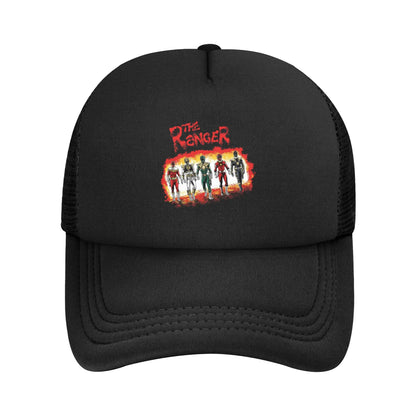 Adult Power Rangers Trucker Hat Curved Mesh Baseball Cap