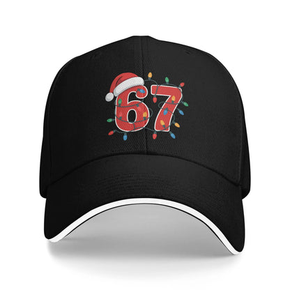 Meme 67 Six Seven 6 7 Steal a Brainrot Los 67 Baseball Caps
