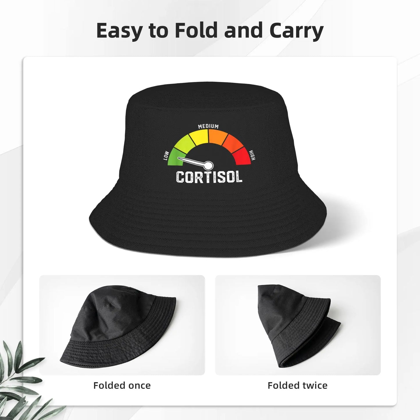Low Cortisol Levels v Meme Bucket Hat