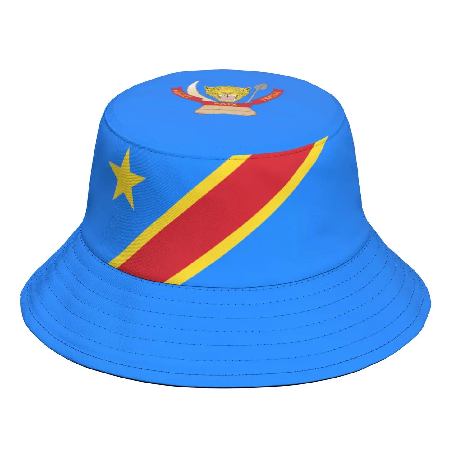 Zaire Free Custom Made Name Number Zar Bucket Cap