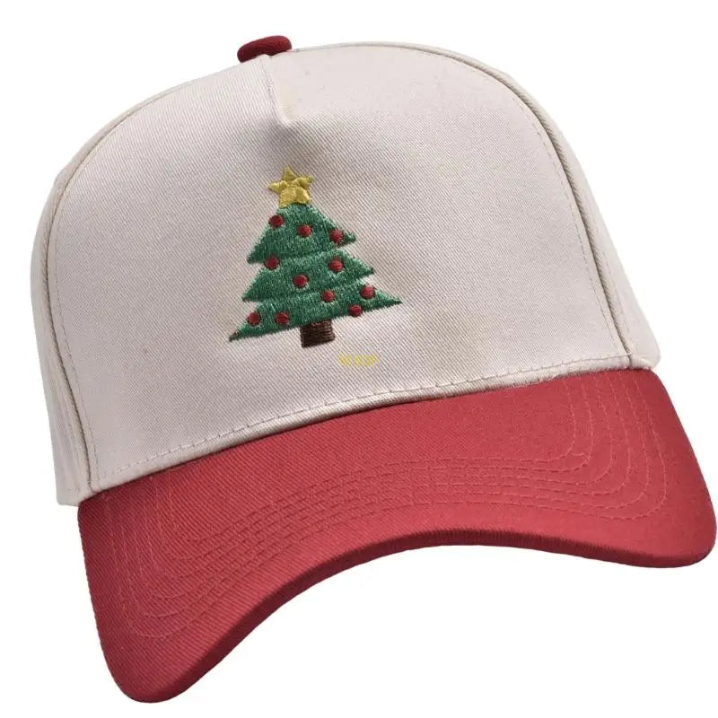 Christmas Tree Embroidery Hat Baseball Cap