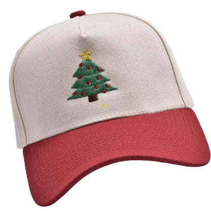 Christmas Tree Embroidery Hat Baseball Cap