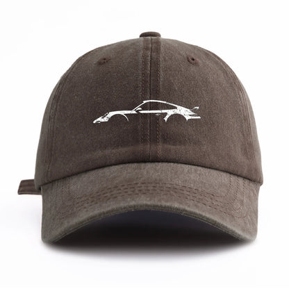 911 Print Washed Baseball Cap For Adults