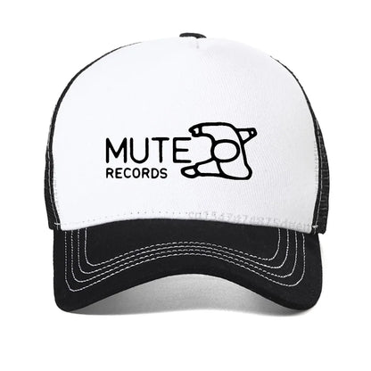 Mute Records 3 Black Baseball Cap