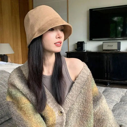Fashionable And Versatile Fisherman Hat, High-end Feeling Bucket Hat