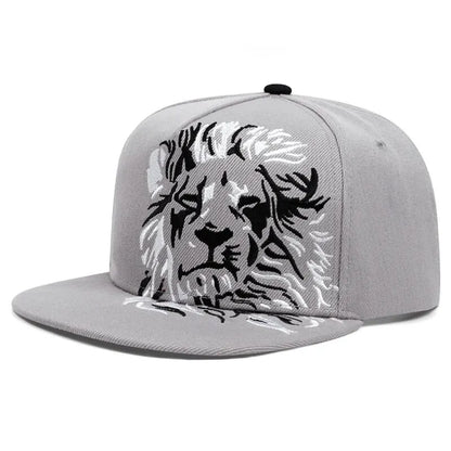 New Men Women Lion Embroidered Baseball